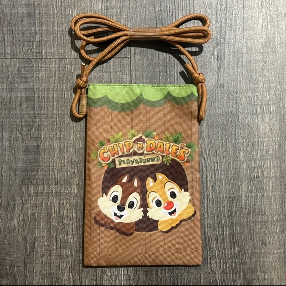 Disney Handbags - New Chip 'n Dale Brown Crossbody Bag from Tokyo Disney Resort